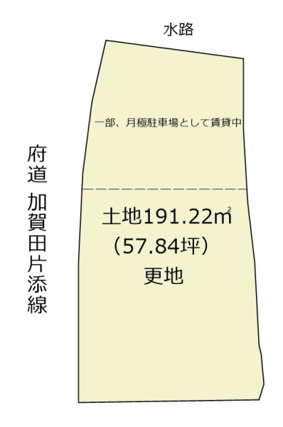 売土地　大阪府河内長野市加賀田　価格570万円