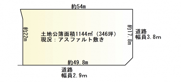 【成約御礼】貸土地　大阪府南河内郡河南町大字寺田