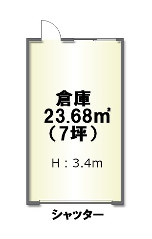 貸倉庫　大阪府河内長野市寿町　月額賃料3.6万円（税別）